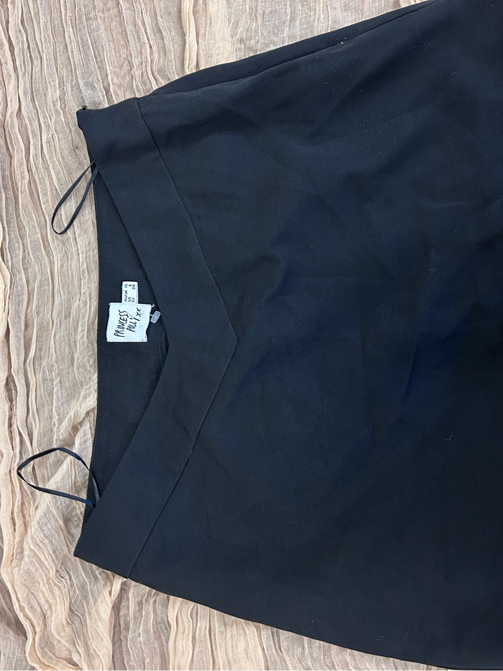Princess Polly Black Tailored Mini Skirt - Picture 3 of 4